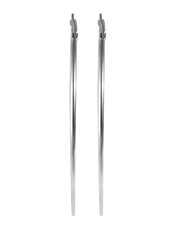 

Adeliás Женские серьги - Серьги-кольца из нержавеющей стали серебристого цвета