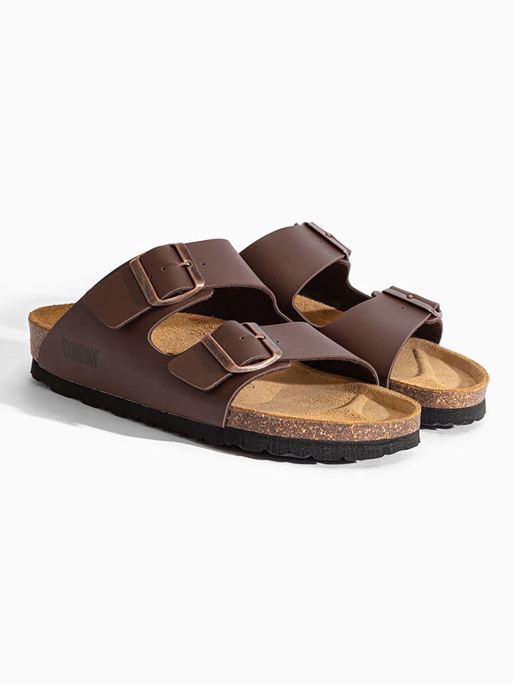 Мюли Balmain Sunbay, коричневый