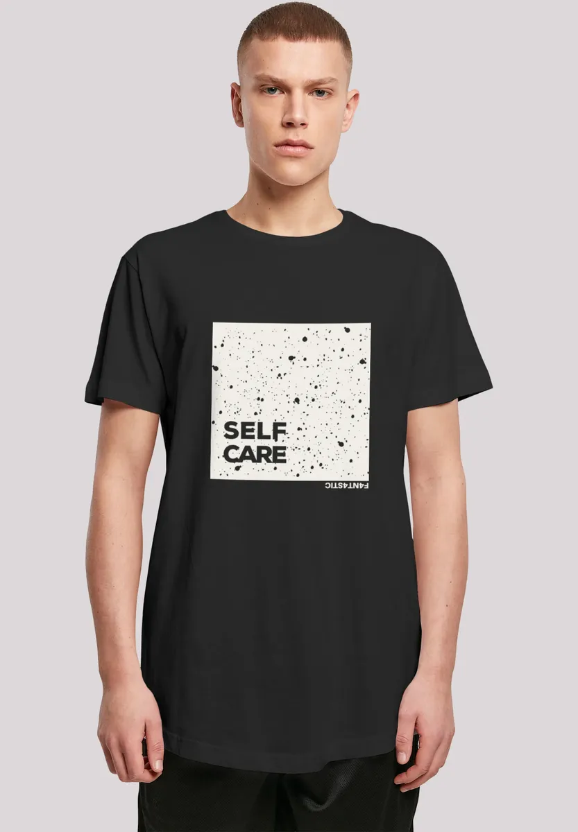 

F4NT4STIC Футболка "SELF CARE LONG TEE", принт, черный