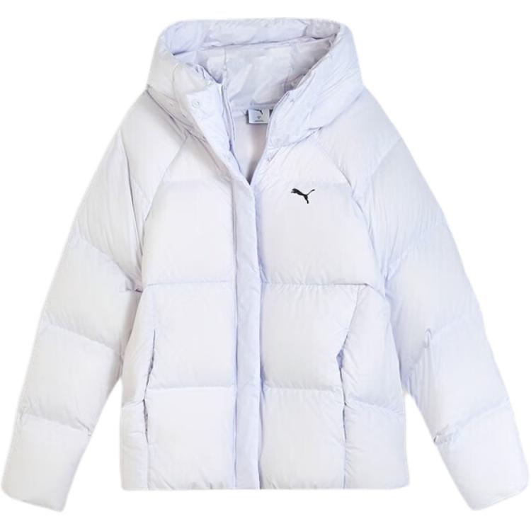 

Утепленная пуховая куртка с капюшоном для женщин PUMA, светло-фиолетовый