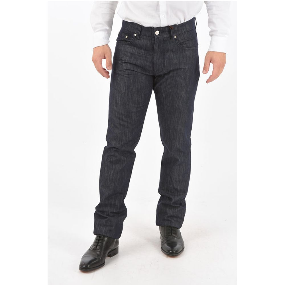

Синие хлопковые джинсы Деним Corneliani, Blue