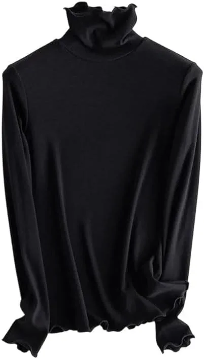 

Зимняя женская блузка из шелка и вискозы с длинным рукавом Rfmfkkg