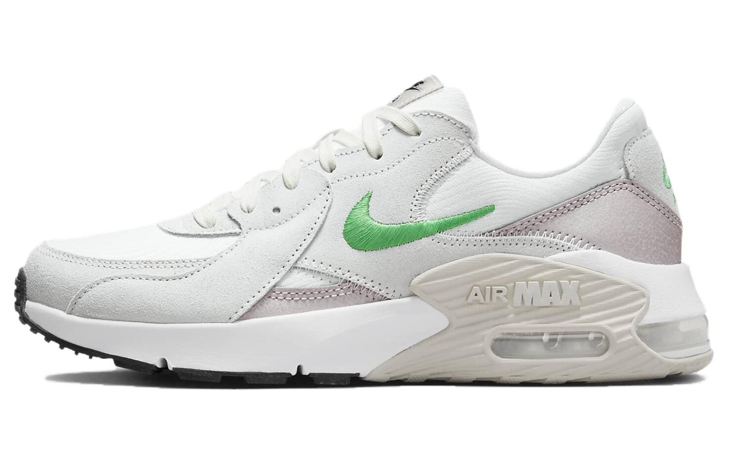 

Кроссовки Nike Air Max Excee Lifestyle Shoes Women's Low-top White/Green, зеленый