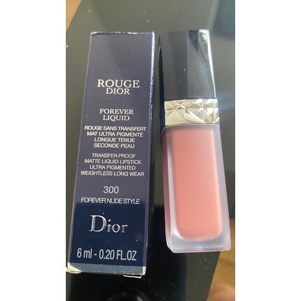 Жидкая матовая губная помада Rouge Forever 300 Forever Nude Style, Dior — фото 2