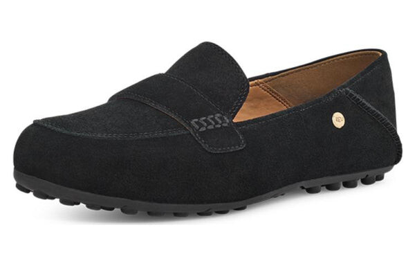 Тапочки классические удобные туфли на плоской подошве Ugg, коричневый — фото 4