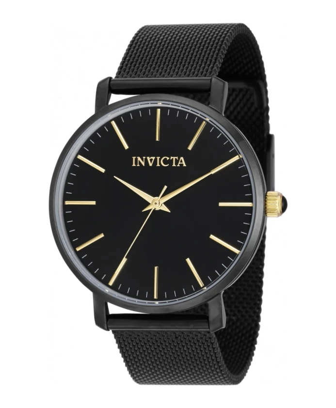 

Ангельские кварцевые часы - циферблат Invicta Watches, черный