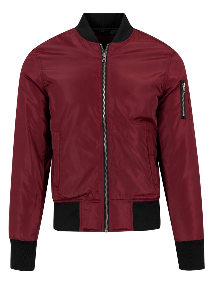 

Переходная куртка Urban Classics, цвет burgundy/black