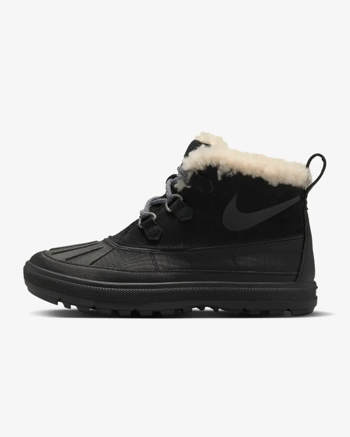 Nike Woodside Chukka 2 537345-001 Женские США 6 Черные Искусственный мех Ботильоны RHS2132 — фото 3