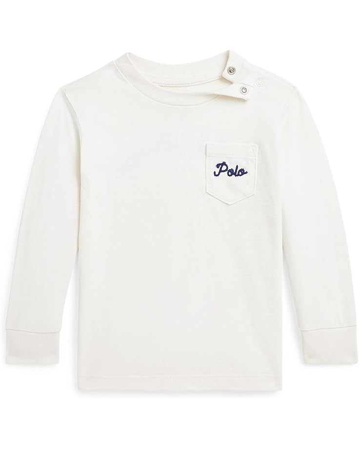 

Лонгслив Polo Ralph Lauren Kids Dog-Print Cotton Long Sleeve Tee, цвет Nevis