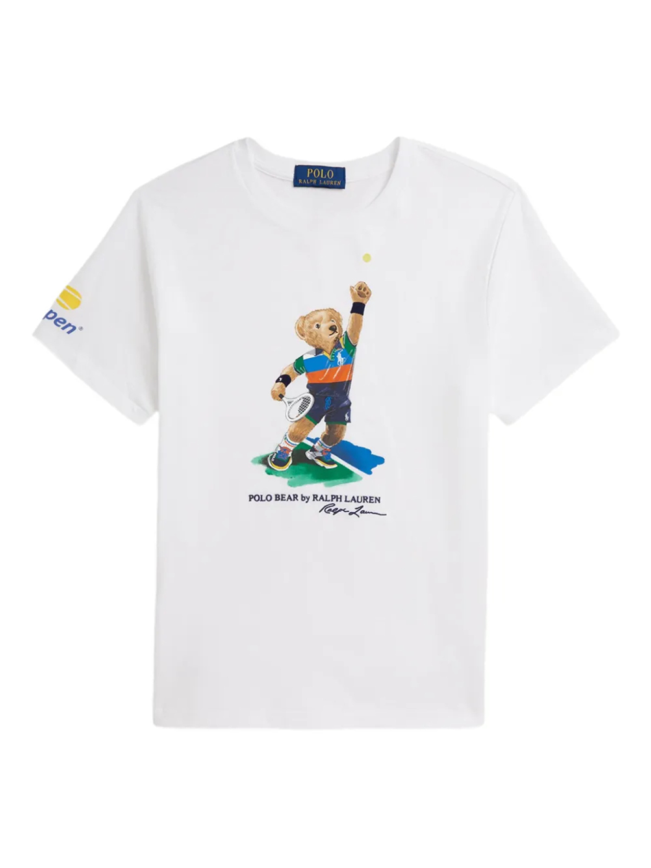 

POLO RALPH LAUREN KIDS футболка Polo Bear, белый