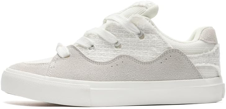 

Мужские минималистичные кроссовки на шнуровке HoaloX- ультралегкий комфорт для городской и активной жизни на природе, белый