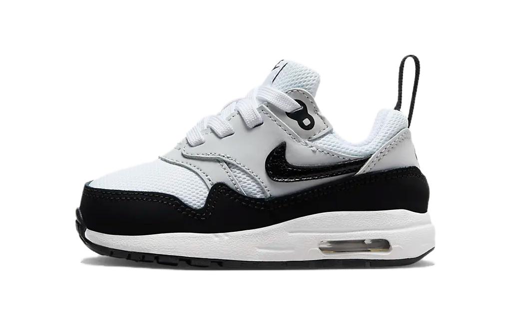 

Nike Air Max 1 EasyOn TD 'Белый Черный', Серый Черный