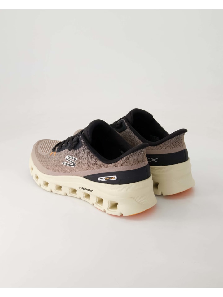 Skechers Низкие кроссовки бежевого цвета — фото 3