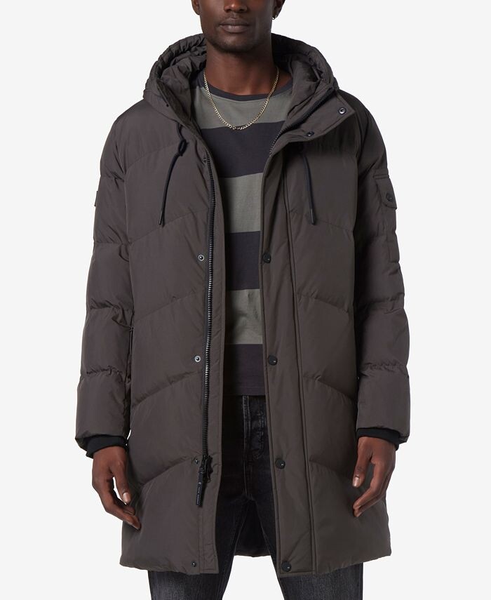 

Мужская парка Sullivan Down Puffer Stadium Parka Marc New York, серый