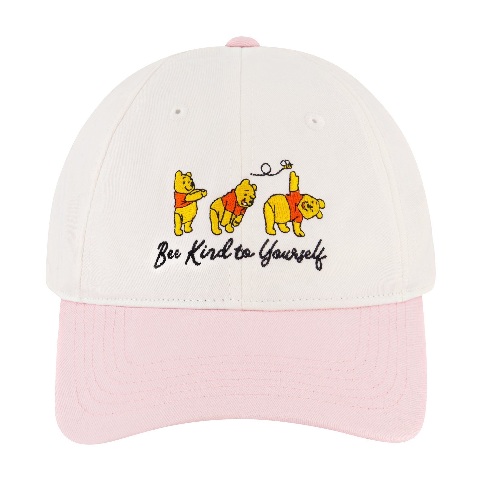 

Кепка Disney Winnie The Pooh Bee Kind To Yourself Dad, белый/розовый
