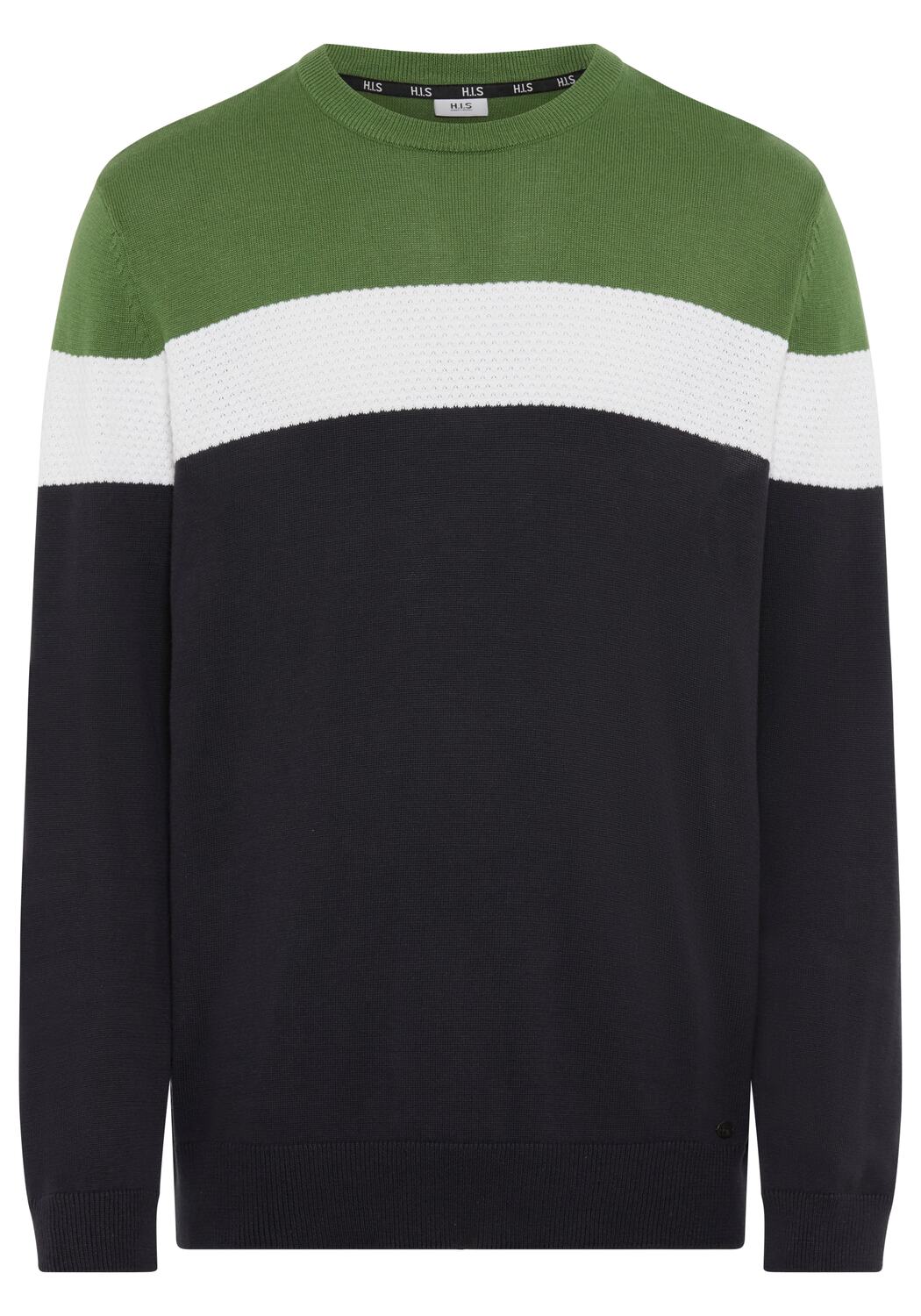 

H.I.S Свитер в цвете антрацит, зеленый