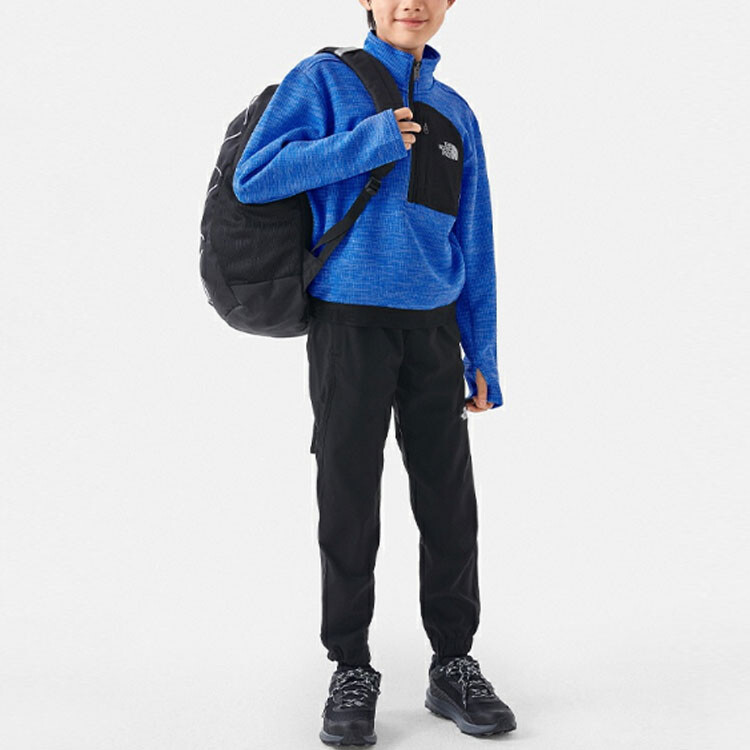 Детский свитшот THE NORTH FACE, цвет Blue — фото 3