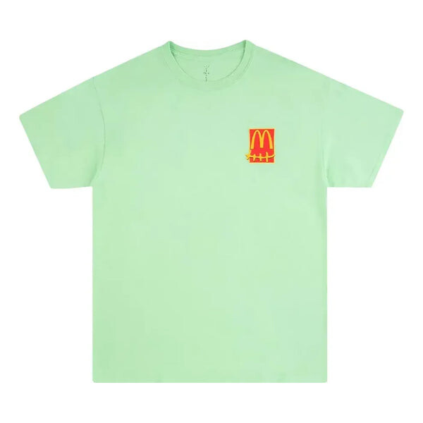

Футболка cactus jack x mcdonald's action figure series iv t-shirt 'mint' Travis Scott, зеленый