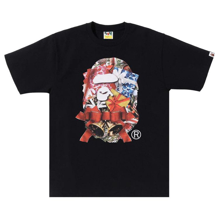 

Футболка BAPE Christmas Ape Head Tee 'Black'