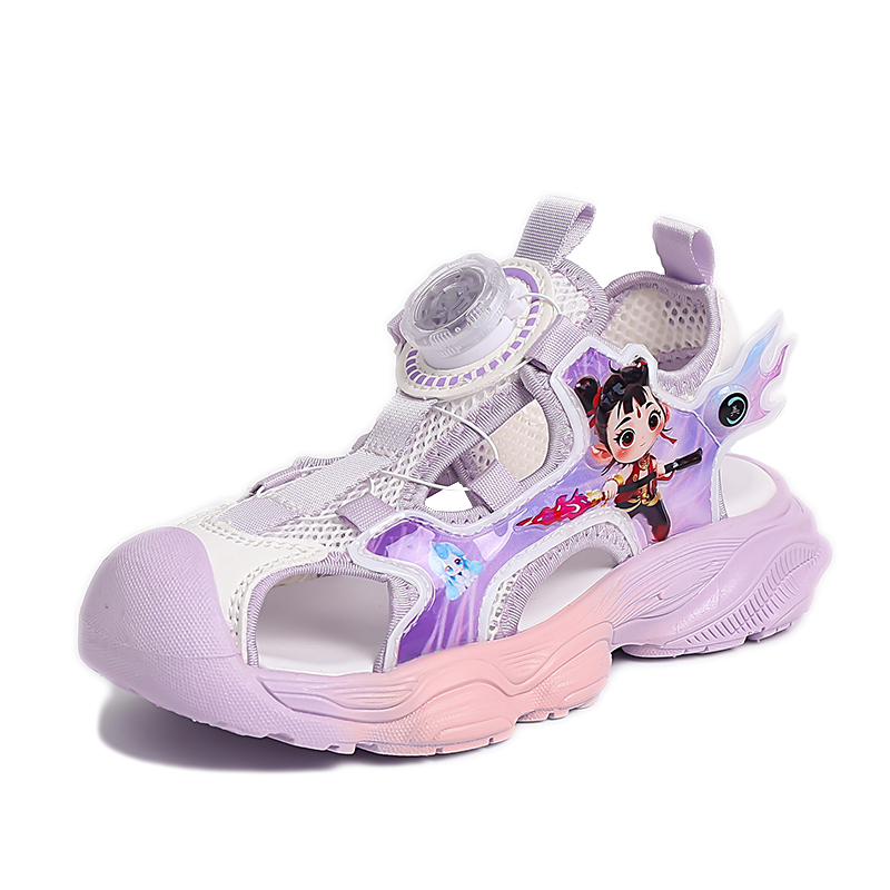 

Сандалии детские, противоскользящие, износостойкие, низкие SHIBU, фиолетовый