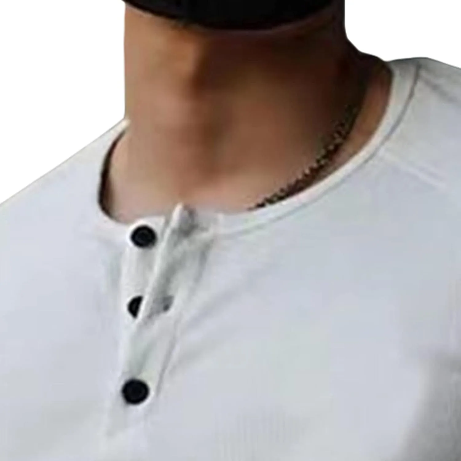 Футболка Muscle Slim Henley для тренировок — фото 2