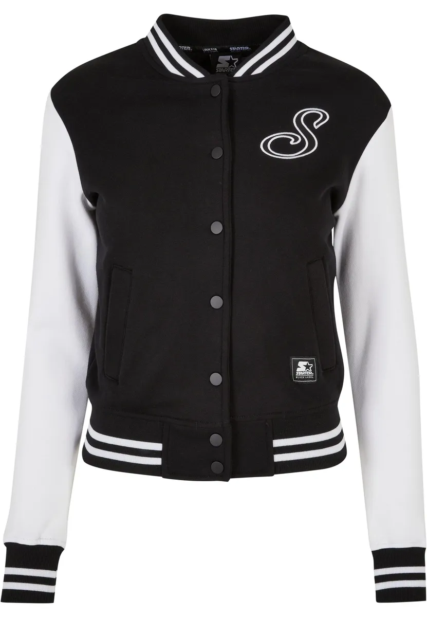 

Куртка для колледжа Starter Black Label "Start Black Label Women's Ladies Starter Sweat College Jacket" (1 шт.), без капюшона, белый