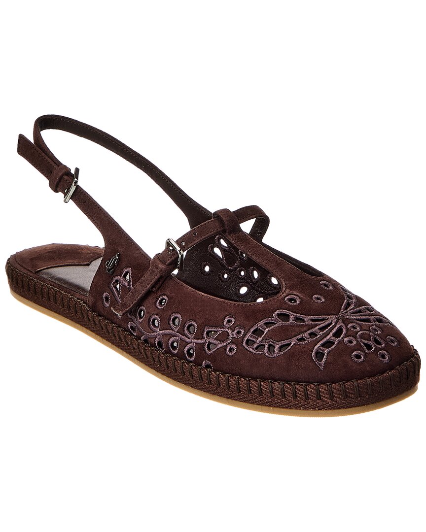 Jimmy Choo Amiee Замшевые туфли-лодочки, коричневый