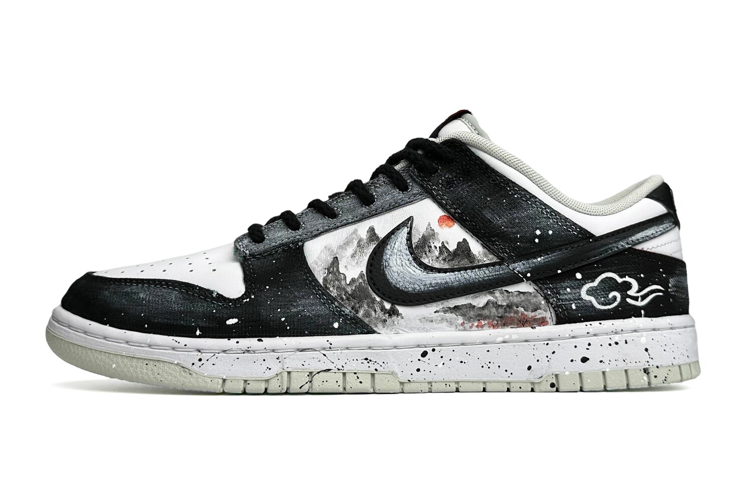 

Кроссовки Nike Dunk Skateboard Shoes Men Low-Top Black White