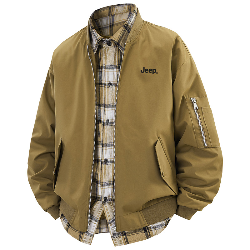 

Куртка Unisex Lapel Moderate Jeep, коричневый