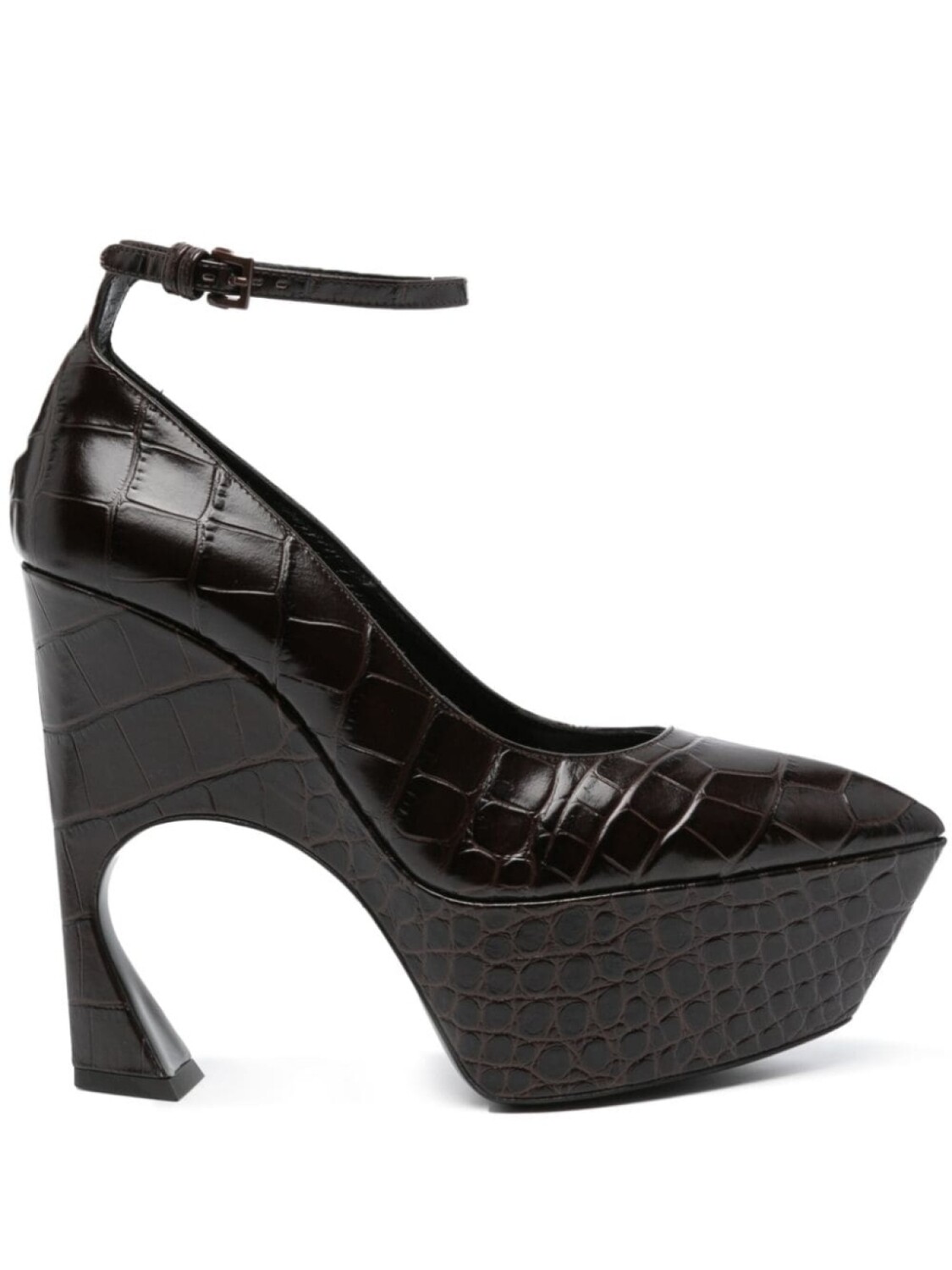 

Victoria Beckham 140mm sculpted-heel leather pumps, красный