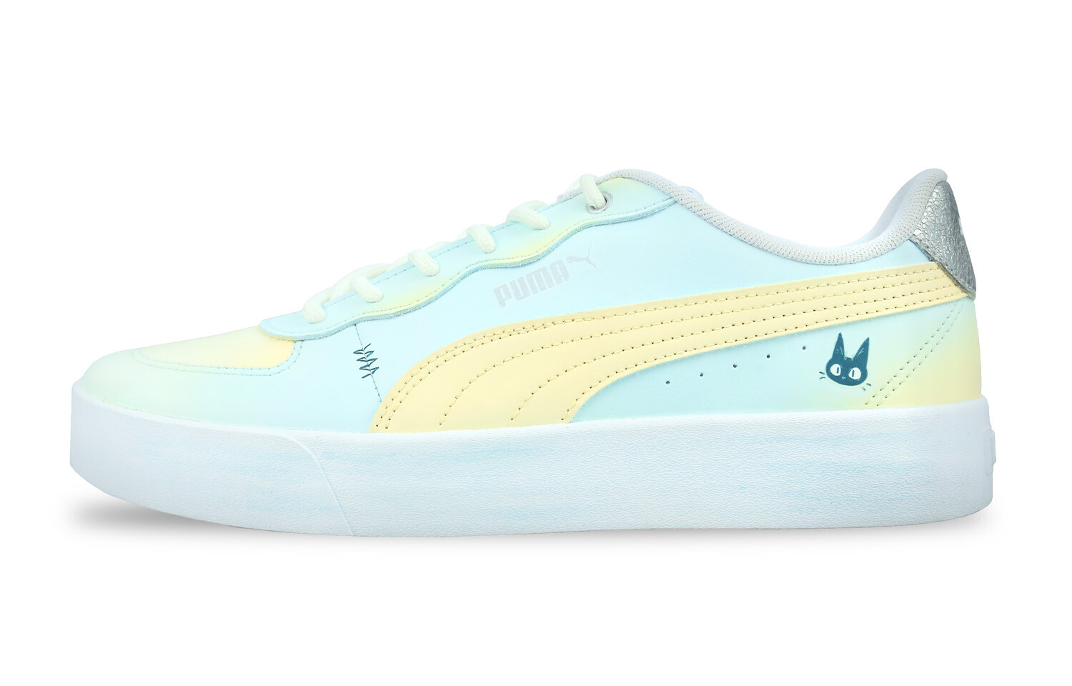 

Кроссовки Puma Skye Skateboarding Shoes Women's Low-top Yellow/blue, голубой, Синий, Кроссовки Puma Skye Skateboarding Shoes Women's Low-top Yellow/blue, голубой