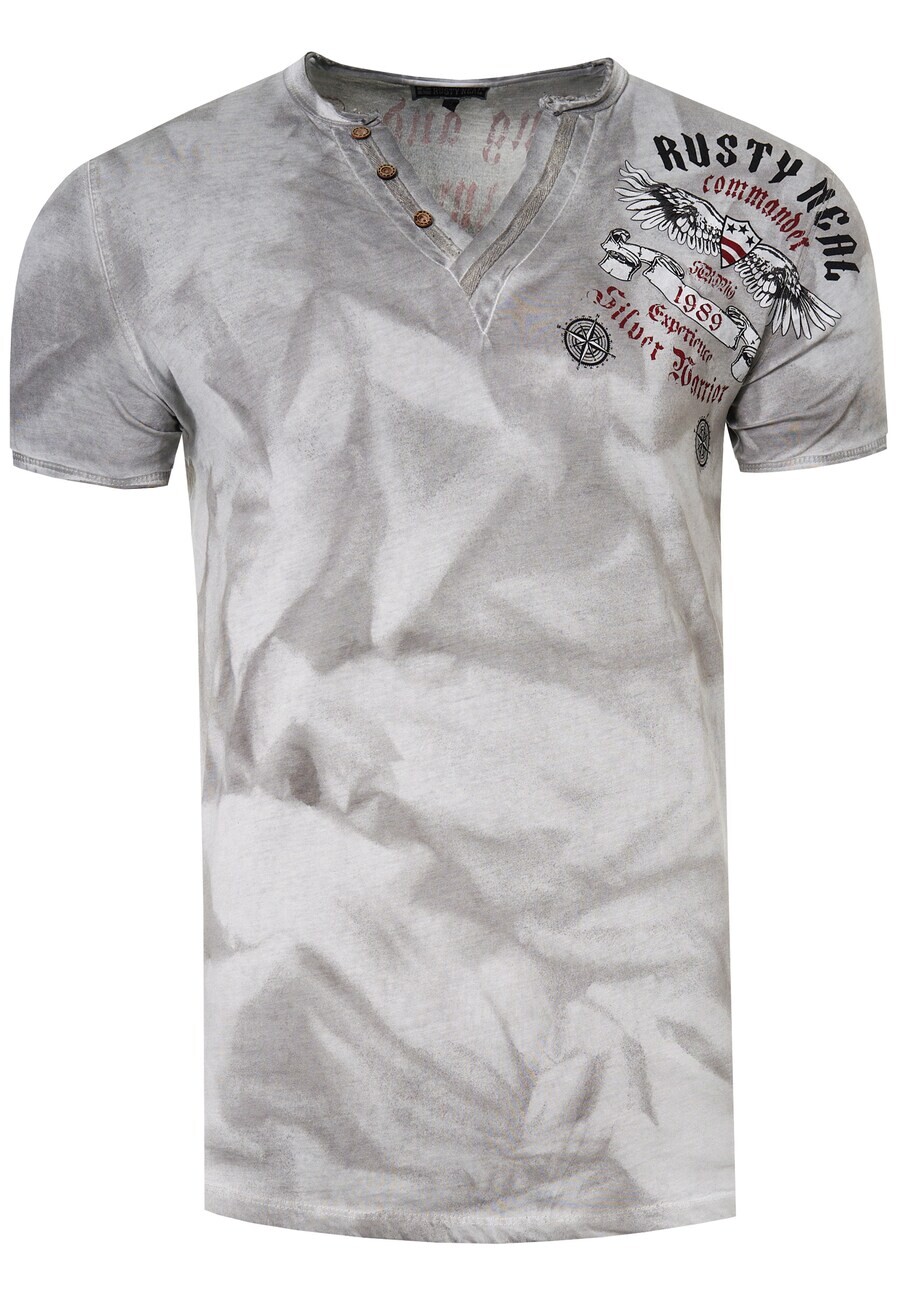 

Классическая футболка Rusty Neal Shirt, цвет grey/light grey