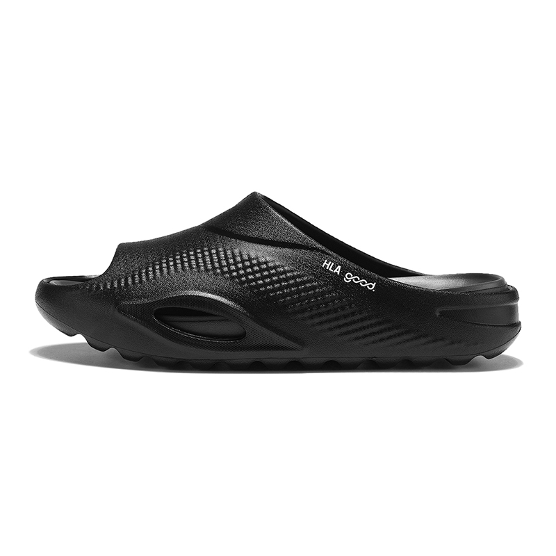 

HLA Мужские слайдеры с амортизацией EVA черные, цвет Black