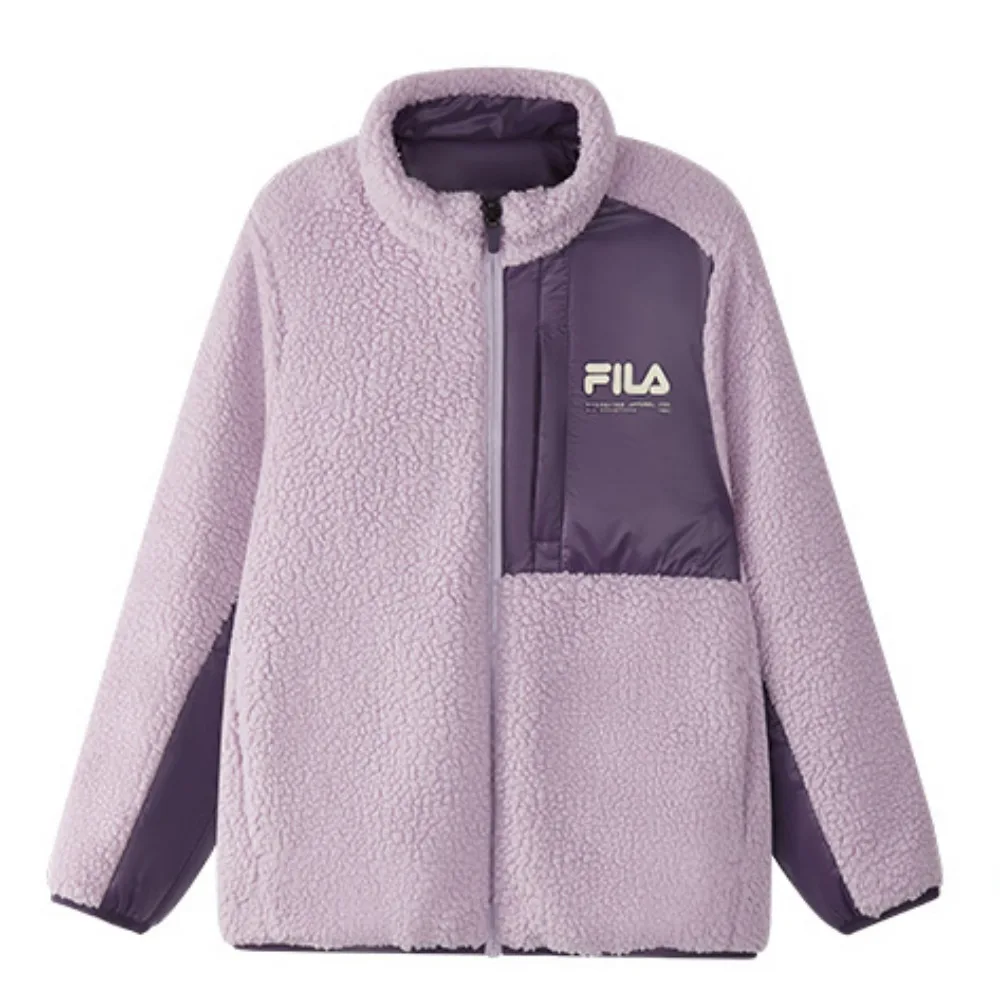Утепленная курка свободного кроя для детей FILA KIDS, PU-Pink Purple