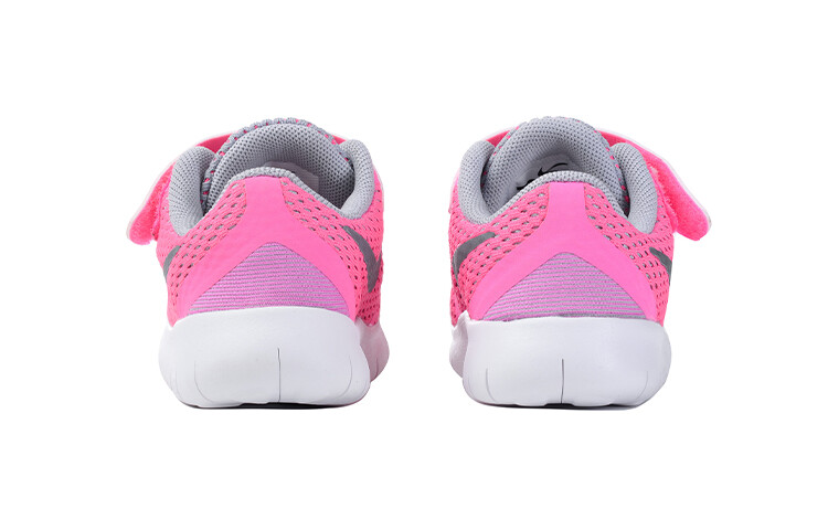 Кроссовки Nike Free RN Toddler Shoes TD Low-top Pink/Gray — фото 4