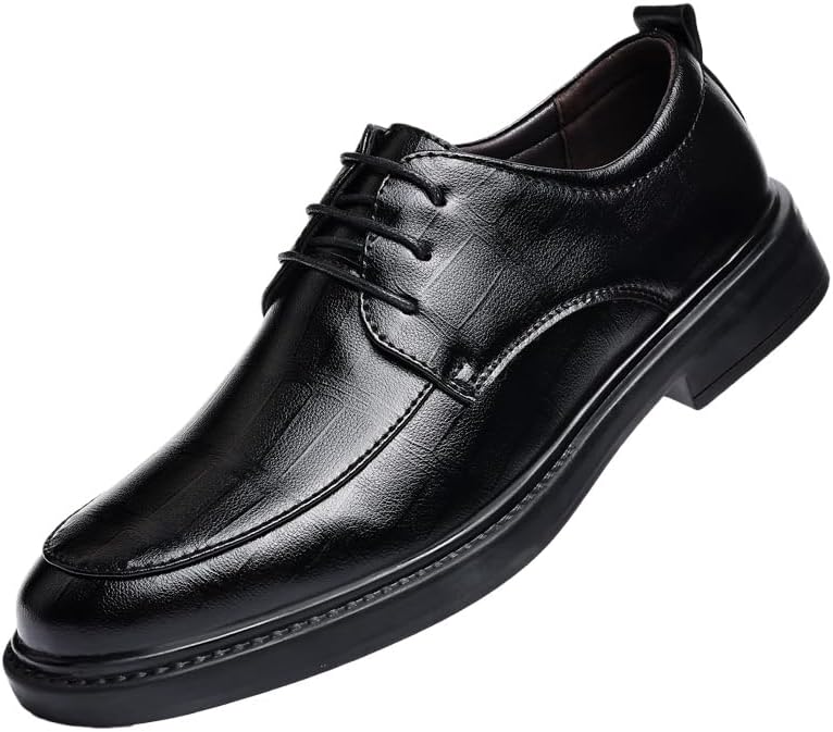 

Мужские офисные туфли оксфорды большого размера с мягкой подошвой - дышащие и удобные, противоскользящие и прочные. Подходят как для повседневного ношения, так и для официальных мероприятий Fmshi, черный