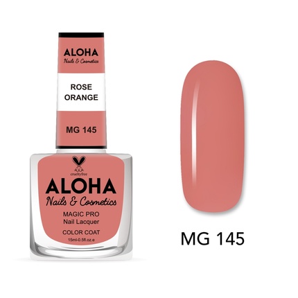 

Лак для ногтей Magic Pro 15 мл - Mg 145 / Розовый апельсин Aloha Nails & Cosmetics