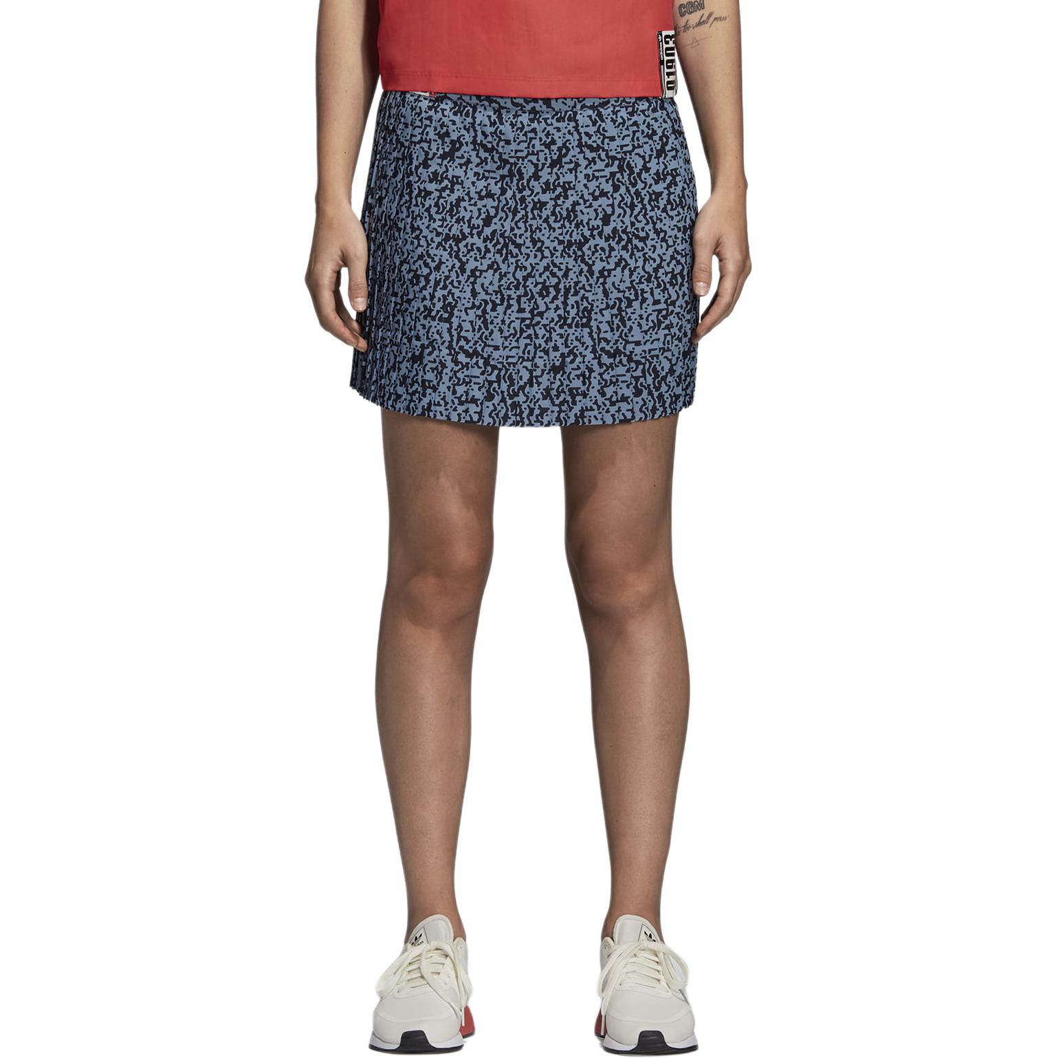 

Adidas Originals Повседневная короткая юбка Women's Blue Print