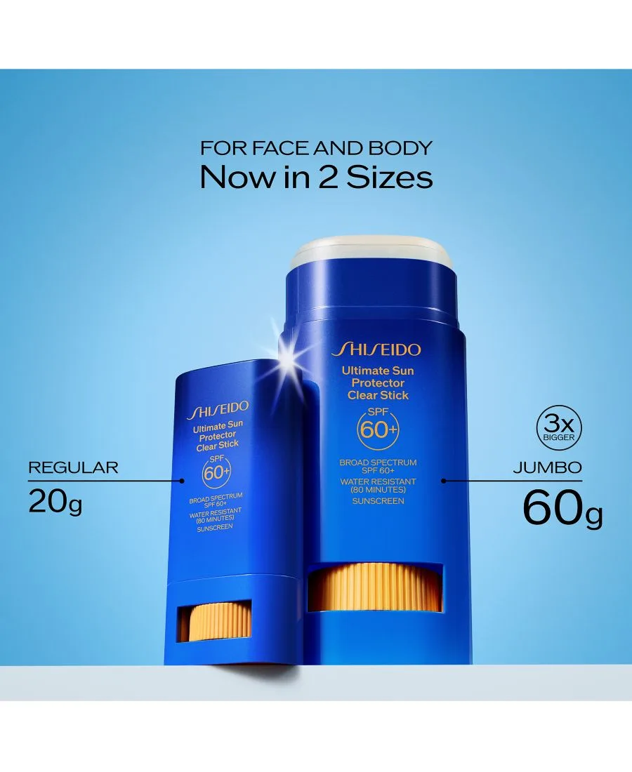 Shiseido Солнцезащитный стик Ultimate Sun Protector Clear Stick SPF 60+, 2.1 унции — фото 4