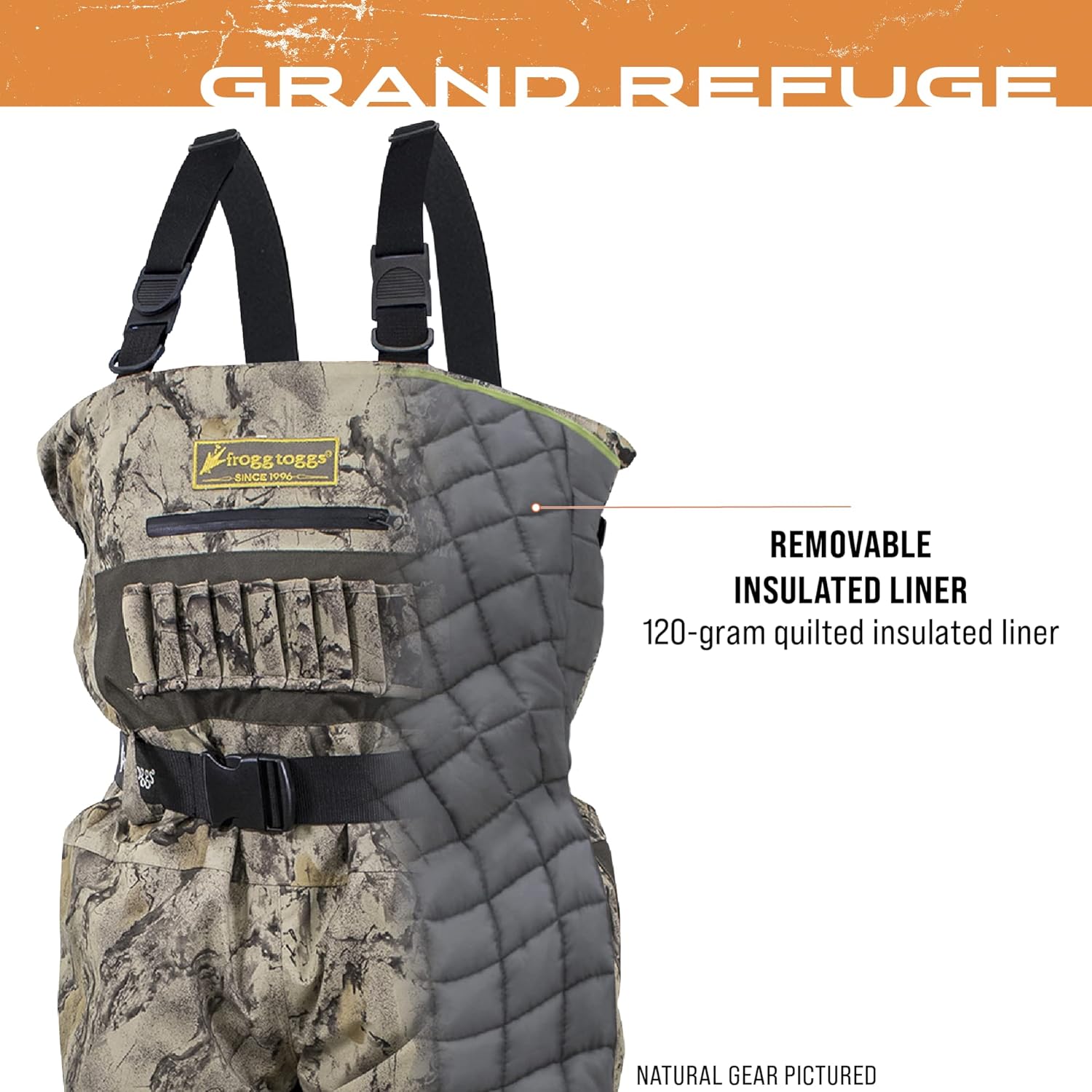 Водонепроницаемые забродные сапоги FROGG TOGGS Grand Refuge 3.0 для мужчин с съемной утепляющей подкладкой для охоты — фото 3