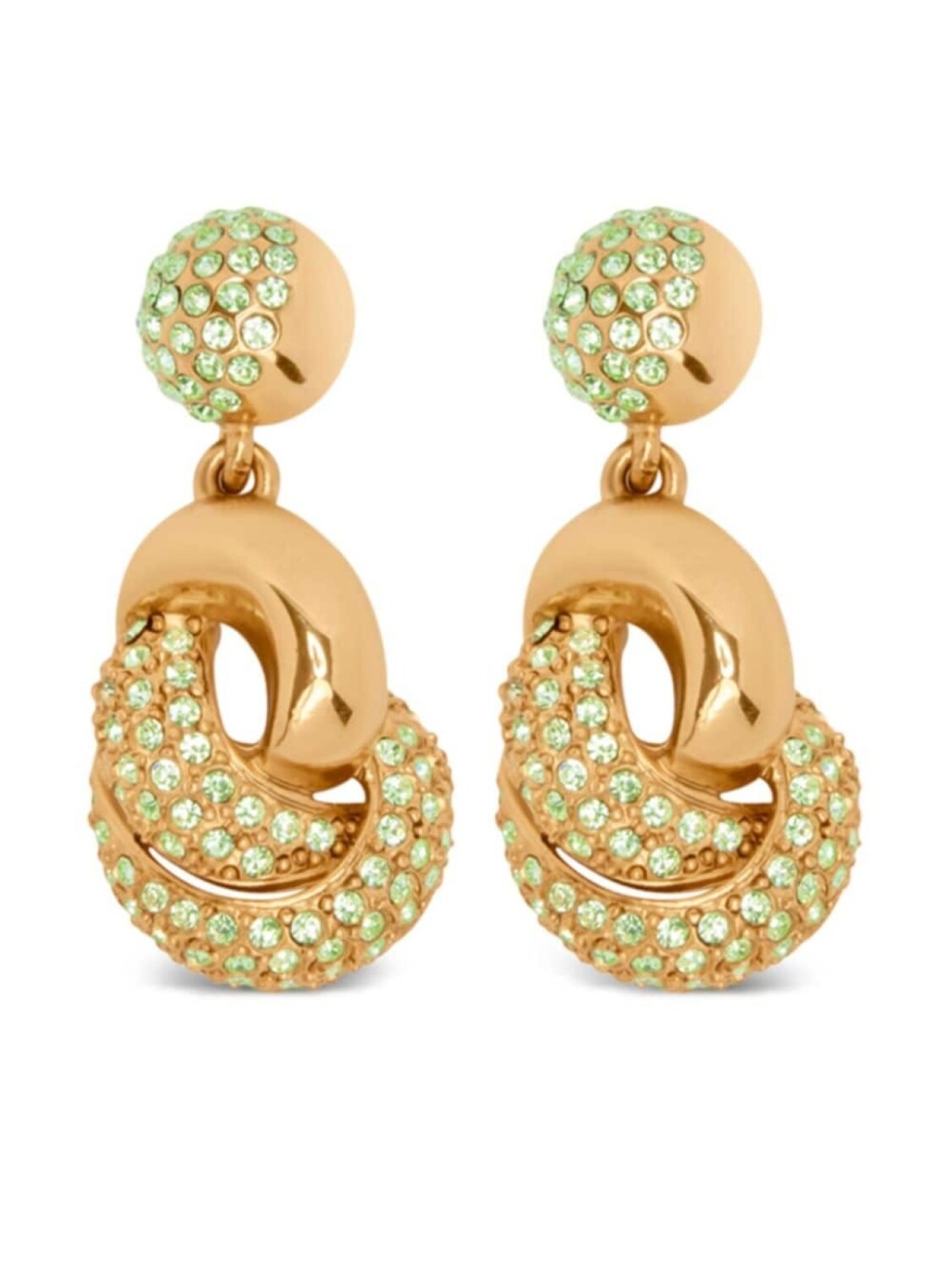

Серьги-подвески Love Knot Oscar de la Renta, золотой