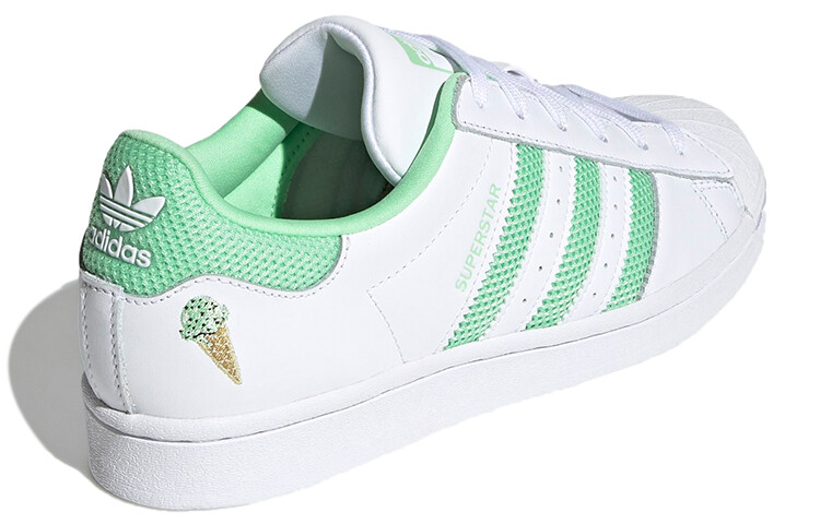 Кроссовки Adidas Originals Superstar 'White Glory Mint' Women's — фото 4