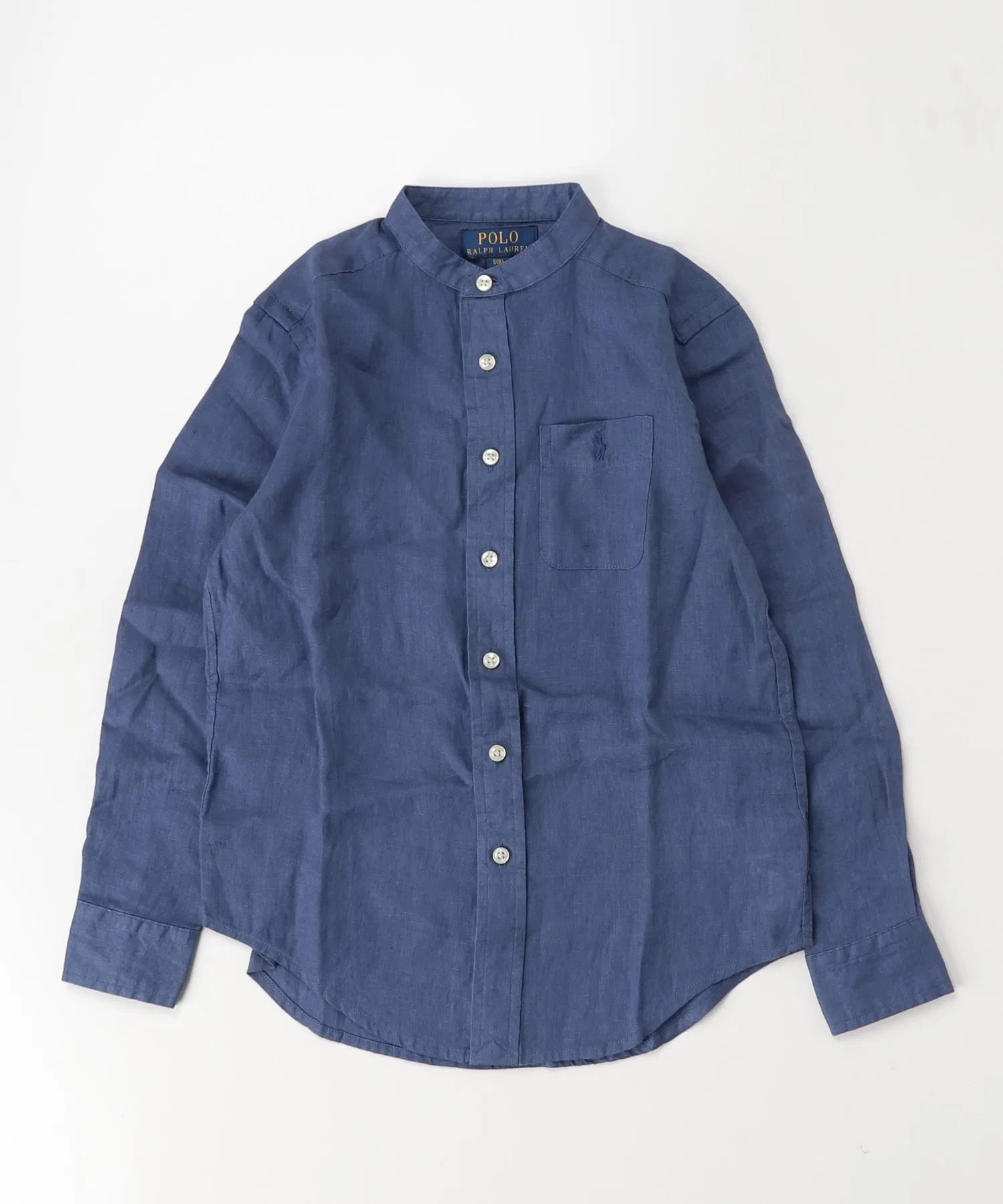 Детская рубашка POLO RALPH LAUREN CHILDREN'S WEAR из льна — фото 3