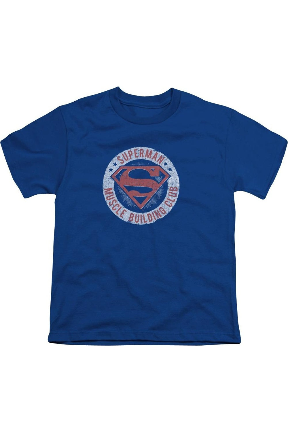 

Футболка с коротким рукавом Superman Muscle Club для детей Gildan, синий