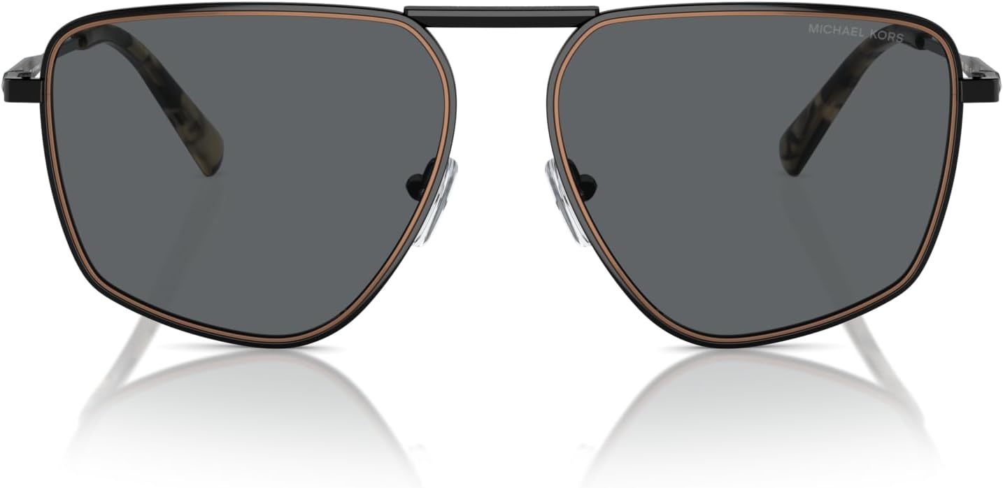 

Мужские солнцезащитные очки Michael Kors Mk1153 Silverton Aviator, Shiny Black/Dark Grey Solid