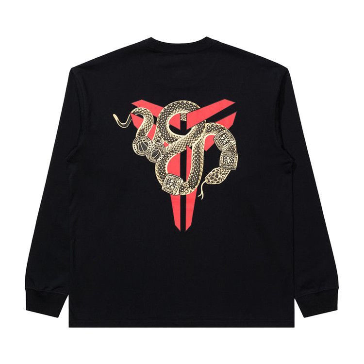 Футболка Nike x Kobe Year Of Mamba Max90 Long-Sleeve T-Shirt, Black — фото 2