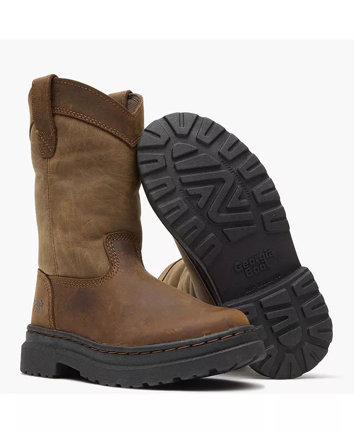 Детские ботинки SuperLyte с удобной посадкой для мальчиков GEORGIA BOOT, коричневый — фото 2