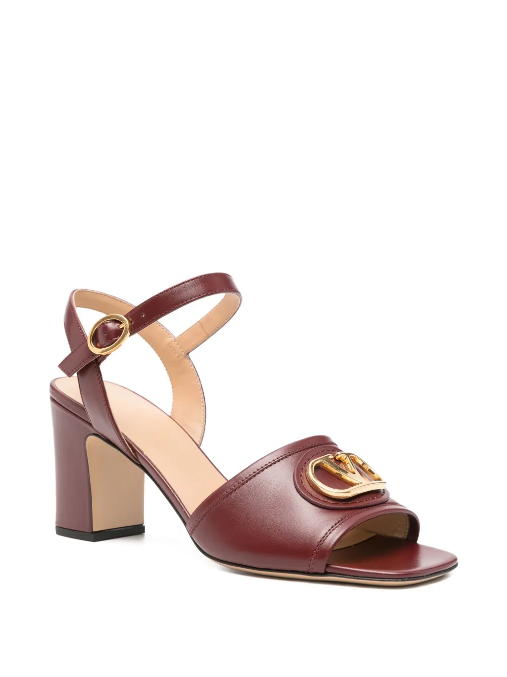 Босоножки с логотипом VLogo Signature VALENTINO GARAVANI, красный — фото 2