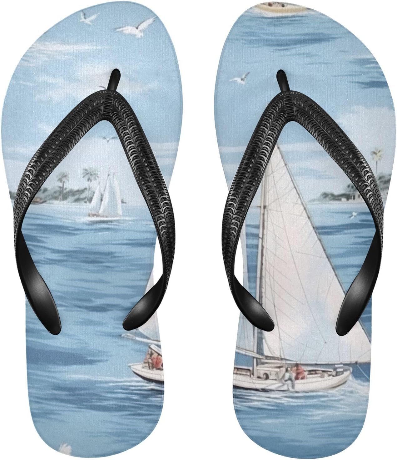 

Шлепанцы для пляжа, летние повседневные сандалии для женщин и мужчин, обувь для душа, размер XS Kfbe, Boat