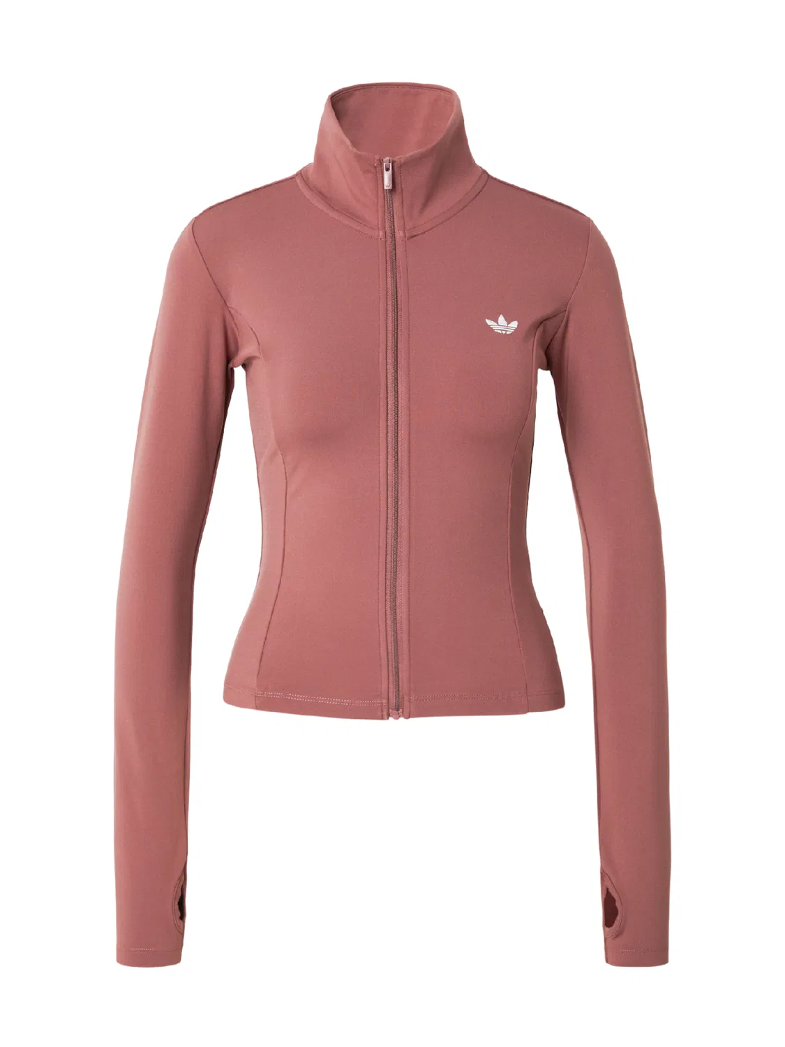 Худи на молнии Adidas Originals ESS бордового цвета